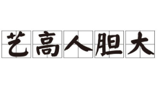 艺高人胆大类似的句子,胆识非凡——艺高人胆大